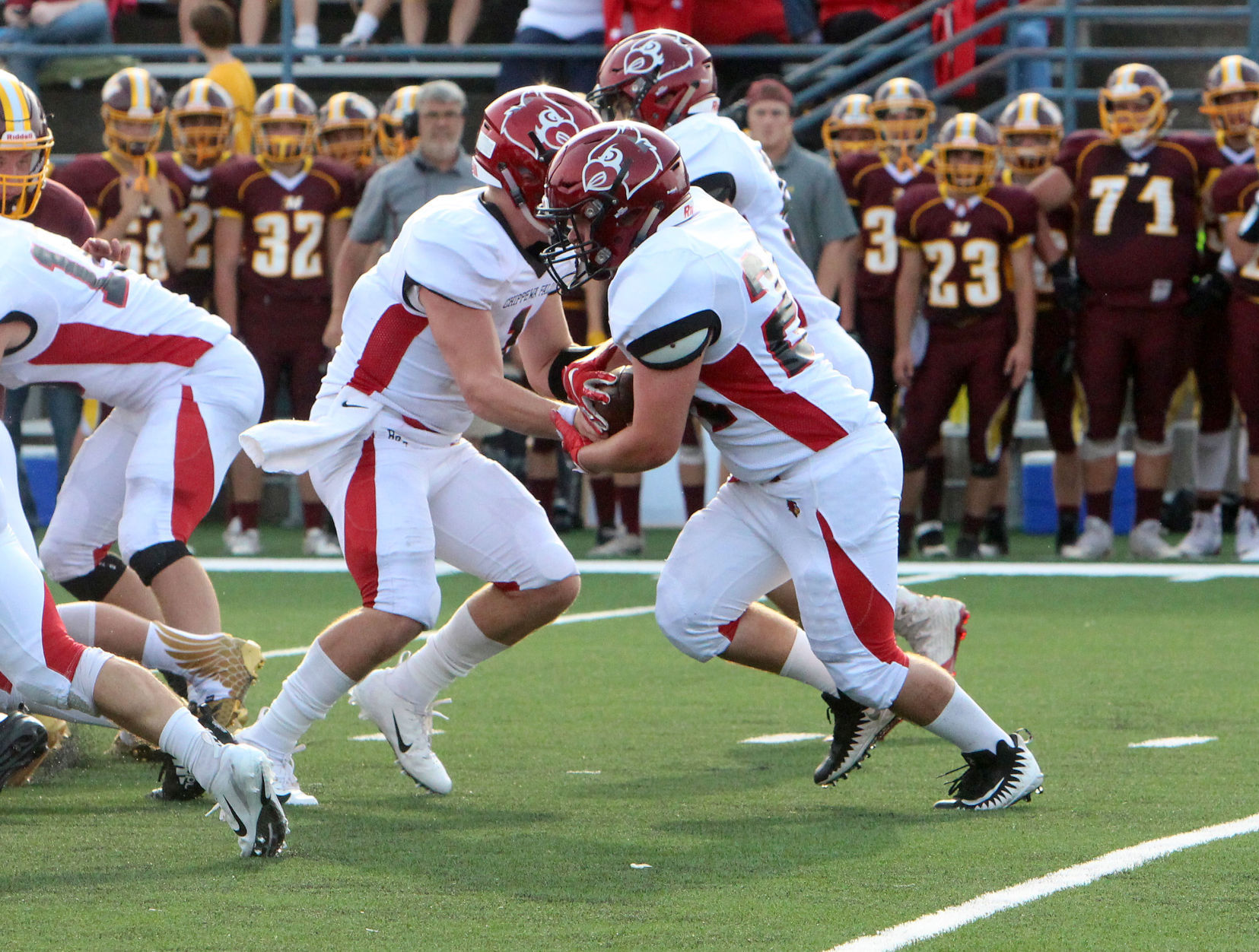 Chi-Hi football at Menomonie 8-31-18